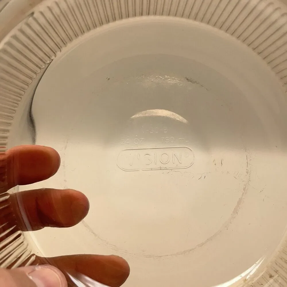 Vintage Vision Corning (V-30-B) Amber Glass Bowl Pyrex - No Lid